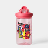 Wonderbaarlijke Comic Ladybug Parijse manier Waterfles (Voorkant)