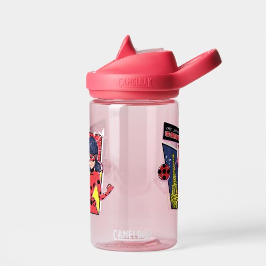 Wonderbaarlijke Comic Ladybug Parijse manier Waterfles (Links)