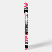 Wonderbaarlijke Comic LadyBug Paris Patroon Case-Mate iPhone Case (Achterkant / Links)