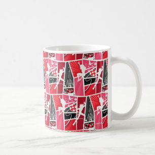 Wonderbaarlijke Comic LadyBug Paris Patroon Koffiemok