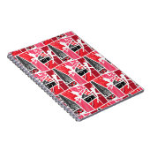 Wonderbaarlijke Comic LadyBug Paris Patroon Notitieboek (Rechterzijde)