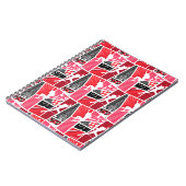 Wonderbaarlijke Comic LadyBug Paris Patroon Notitieboek (Linkerzijde)