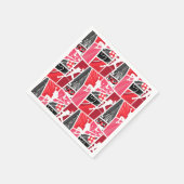 Wonderbaarlijke Comic LadyBug Paris Patroon Servet (Hoek)