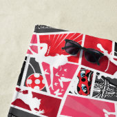 Wonderbaarlijke Comic LadyBug Paris Patroon Strandlaken (In situ)