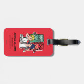 Wonderbaarlijke Comic Marinette & Adrien True Colo Bagagelabel (Achterkant horizontaal)