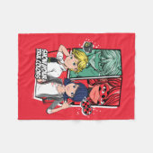 Wonderbaarlijke Comic Marinette & Adrien True Colo Fleece Deken