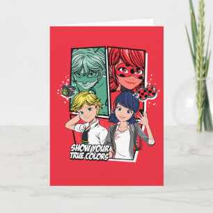 Wonderbaarlijke Comic Marinette & Adrien True Colo Kaart