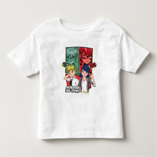 Wonderbaarlijke Comic Marinette & Adrien True Colo Kinder Shirts