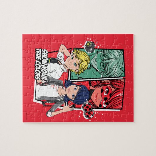 Wonderbaarlijke Comic Marinette & Adrien True Colo Legpuzzel (Horizontaal)