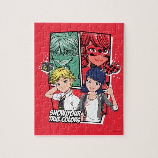 Wonderbaarlijke Comic Marinette & Adrien True Colo Legpuzzel (Verticaal)