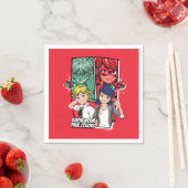 Wonderbaarlijke Comic Marinette & Adrien True Colo Servet (Insitu)