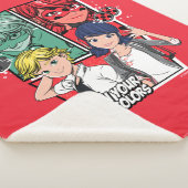 Wonderbaarlijke Comic Marinette & Adrien True Colo Sherpa Deken (3/4)
