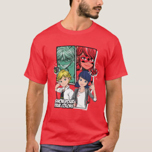 Wonderbaarlijke Comic Marinette & Adrien True Colo T-shirt