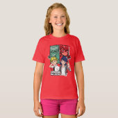 Wonderbaarlijke Comic Marinette & Adrien True Colo T-shirt (Voorkant volledig)