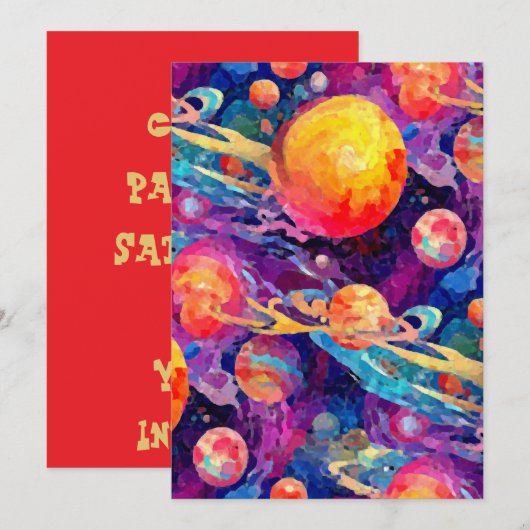 wonderbaarlijke constellatie kaart (Voorkant / Achterkant)