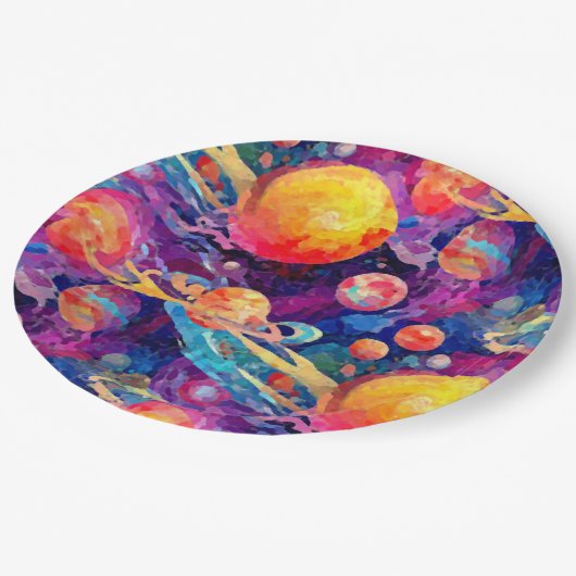 wonderbaarlijke constellatie papieren bordje (Gekanteld)