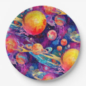 wonderbaarlijke constellatie papieren bordje (Voorkant)