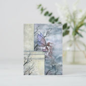 Wonderbaarlijke Heart Fairy Briefkaart (Staand voorkant)