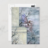 Wonderbaarlijke Heart Fairy Briefkaart (Voorkant / Achterkant)