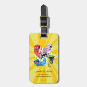 Wonderbaarlijke Kwamis Power Friends Bagagelabel (Voorkant verticaal)