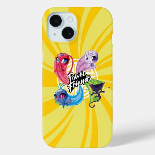 Wonderbaarlijke Kwamis Power Friends Case-Mate iPhone Case (Achterkant)