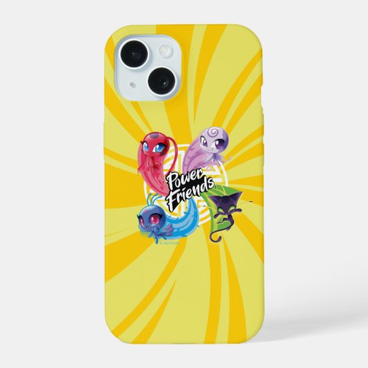 Wonderbaarlijke Kwamis Power Friends iPhone 15 Case (Achterkant)