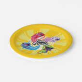 Wonderbaarlijke Kwamis Power Friends Papieren Bordje (Gekanteld)