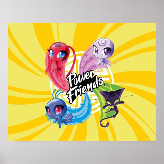 Wonderbaarlijke Kwamis Power Friends Poster (Voorkant)