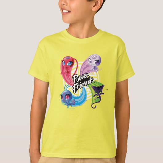 Wonderbaarlijke Kwamis Power Friends T-shirt (Voorkant)