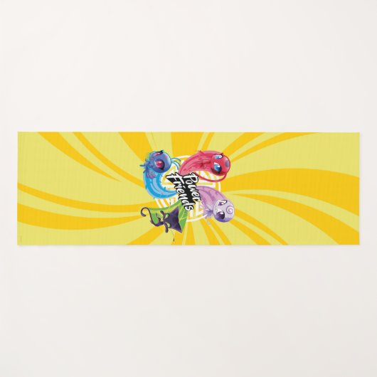 Wonderbaarlijke Kwamis Power Friends Yogamat (Voorkant (horizontaal))