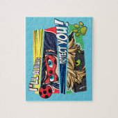 Wonderbaarlijke lieveheersbeestje & Cat Noir besch Legpuzzel (Verticaal)