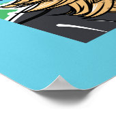 Wonderbaarlijke lieveheersbeestje & Cat Noir besch Poster (Hoek)