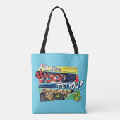 Wonderbaarlijke lieveheersbeestje & Cat Noir besch Tote Bag (Achterkant)