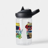 Wonderbaarlijke lieveheersbeestje & Cat Noir besch Waterfles (Links)