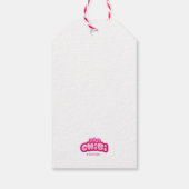 Wonderbaarlijke lieveheersbeestje & Cat Noir Chibi Cadeaulabel (Achterkant)