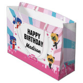 Wonderbaarlijke lieveheersbeestje & Cat Noir Chibi Groot Cadeauzakje (Achterkant Gekanteld)