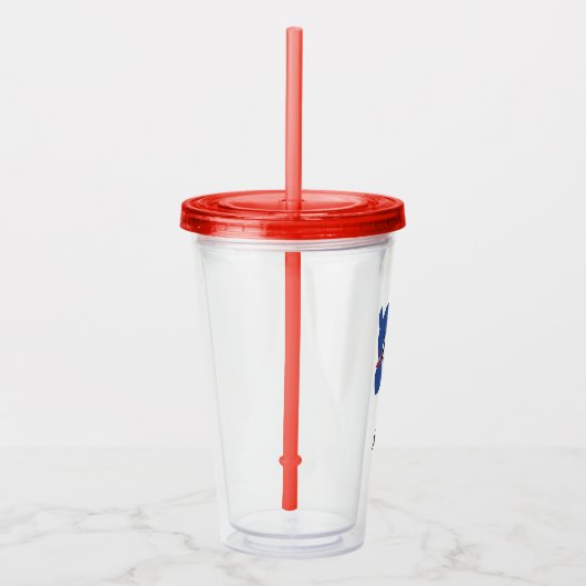 Wonderbaarlijke lieveheersbeestje Chibi verjaardag Acryl Drinkbeker (Rechts)