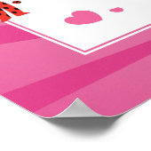 Wonderbaarlijke lieveheersbeestje Chibi Verjaardag Poster (Hoek)