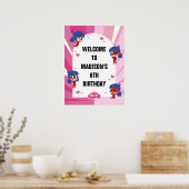 Wonderbaarlijke lieveheersbeestje Chibi Verjaardag Poster (Keuken)