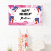 Wonderbaarlijke lieveheersbeestje Chibi verjaardag Spandoek (Insitu)