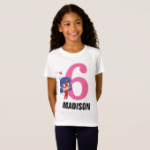Wonderbaarlijke lieveheersbeestje Chibi verjaardag T-shirt (Voorkant volledig)