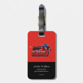 Wonderbaarlijke lieveheersbeestje & Tikki | Wees j Bagagelabel (Achterkant verticaal)