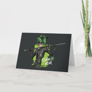 Wonderbaarlijke Omgekeerde Klauw Noir Karakter Gra Kaart