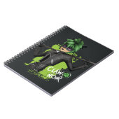 Wonderbaarlijke Omgekeerde Klauw Noir Karakter Gra Notitieboek (Linkerzijde)