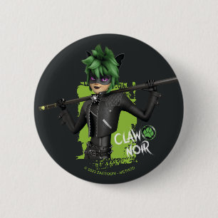 Wonderbaarlijke Omgekeerde Klauw Noir Karakter Gra Ronde Button 5,7 Cm