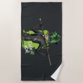 Wonderbaarlijke Omgekeerde Klauw Noir Karakter Gra Strandlaken (Voorkant)