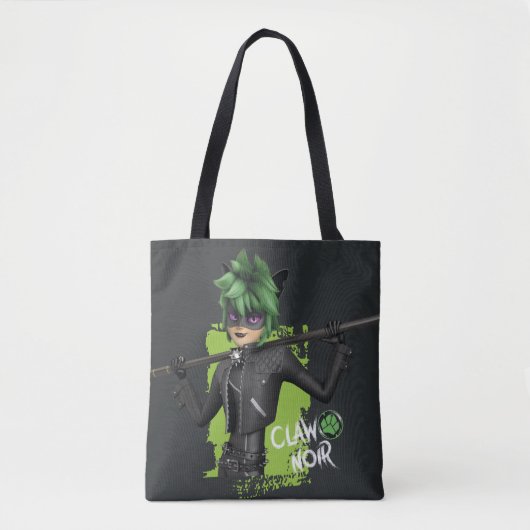 Wonderbaarlijke Omgekeerde Klauw Noir Karakter Gra Tote Bag (Voorkant)