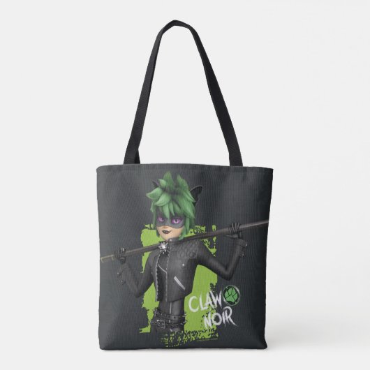Wonderbaarlijke Omgekeerde Klauw Noir Karakter Gra Tote Bag (Achterkant)
