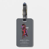 Wonderbaarlijke omgekeerde Shadybug blots aan! Bagagelabel (Achterkant verticaal)