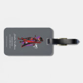 Wonderbaarlijke omgekeerde Shadybug blots aan! Bagagelabel (Achterkant horizontaal)